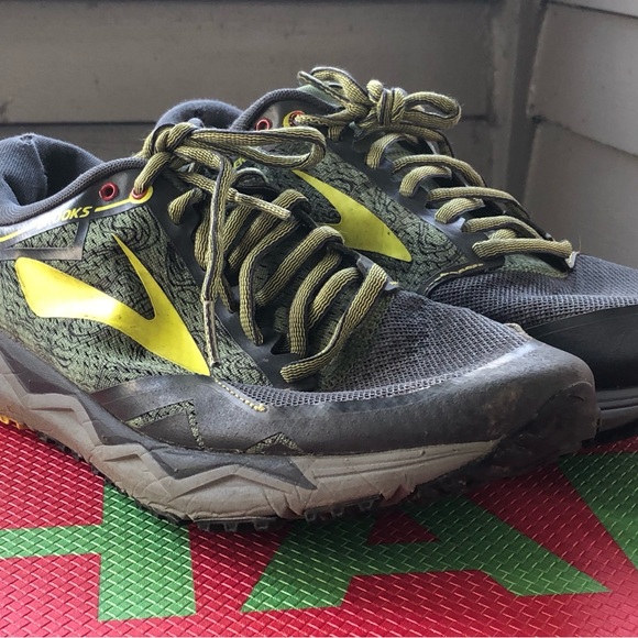 Brooks 1102721D310 Appalachian Men’s Grey Lime Athletic Runing Shoes Size 12D - Picture 8 of 11